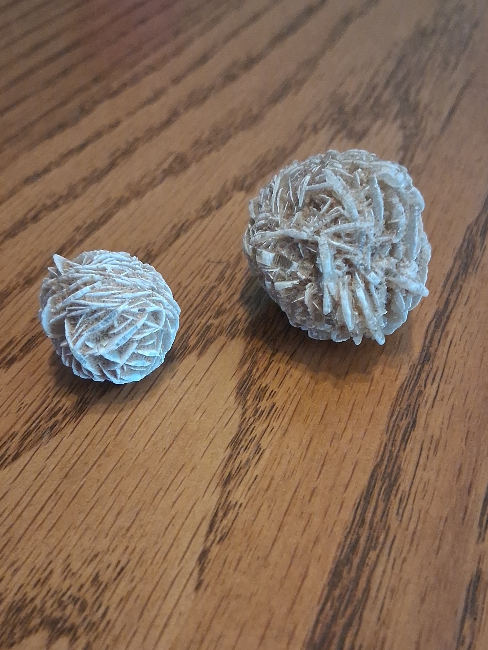 Natural Desert Rose Crystal Set Of Two